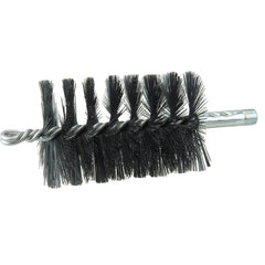 3″ Single Spiral Flue Brush, .012 Steel Fill - Caliber Tooling