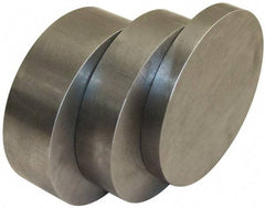 Made in USA - 4" Diam x 1" Long, 8620 Steel Round Rod - Cold Finish, Annealed, Steel - Caliber Tooling