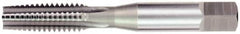 OSG - M30x3.50 Metric Coarse 6H 4 Flute Bright Finish High Speed Steel Straight Flute Standard Hand Tap - Bottoming, Right Hand Thread, 5-7/16" OAL, 2-9/16" Thread Length, D9 Limit, Oversize - Exact Industrial Supply