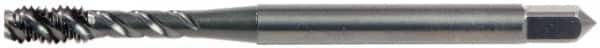 OSG - 5/8-11 UNC 4 Flute 3B Plug Spiral Flute Tap - High Speed Steel, Oxide Finish, 3-13/16" OAL, Right Hand Flute, Right Hand Thread, H3, Series 13020 - Caliber Tooling