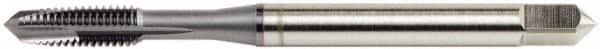 OSG - M12x1.75 Metric Coarse 3 Flute D6 Oxide Finish High Speed Steel Spiral Point Extension Tap - Plug Chamfer, 4" OAL, 1-21/32" Thread Length, 6H Class of Fit, Series 11118 - Exact Industrial Supply