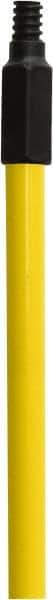 O-Cedar - 60 x 1" Fiberglass Squeegee Handle - Threaded Connection, Yellow - Caliber Tooling