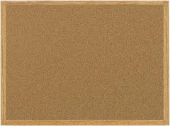 MasterVision - 24" Wide x 36" High Open Cork Bulletin Board - Natural (Color) - Caliber Tooling