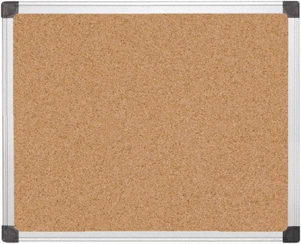 MasterVision - 24" Wide x 36" High Open Cork Bulletin Board - Natural (Color) - Caliber Tooling