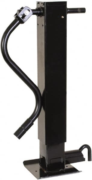 Buyers Products - Square Sidewind Trailer Jack - 12,000 Lb Load Capacity, 31 to 57" Service Height - Caliber Tooling