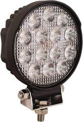 Buyers Products - 12 to 24 Volt, Clear Flood Beam Light - 3.0 Amps, 2,525 Lumens, 14 LED Lamp - Caliber Tooling