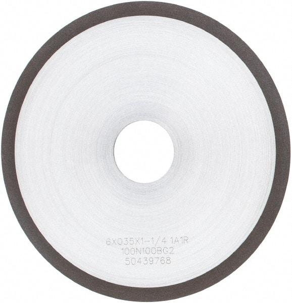 Tru-Maxx - 6" 100 Grit Diamond Cutoff Wheel - 0.035" Thick, 1-1/4" Arbor, Use with Angle Grinders - Caliber Tooling