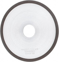 Tru-Maxx - 6" 100 Grit Diamond Cutoff Wheel - 0.035" Thick, 1-1/4" Arbor, Use with Angle Grinders - Caliber Tooling