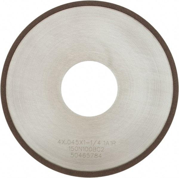 Tru-Maxx - 4" 150 Grit Diamond Cutoff Wheel - 0.045" Thick, 1-1/4" Arbor, Use with Angle Grinders - Caliber Tooling