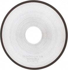 Tru-Maxx - 5" 150 Grit Diamond Cutoff Wheel - 0.045" Thick, 1-1/4" Arbor, Use with Angle Grinders - Caliber Tooling