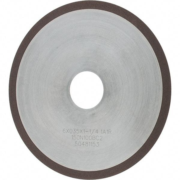 Tru-Maxx - 6" 150 Grit Diamond Cutoff Wheel - 0.035" Thick, 1-1/4" Arbor, Use with Angle Grinders - Caliber Tooling