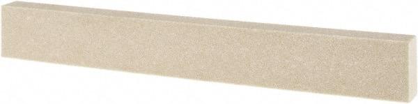 Tru-Maxx - 120 Grit Aluminum Oxide Rectangular Polishing Stone - Fine Grade, 1" Wide x 8" Long x 1/2" Thick - Caliber Tooling