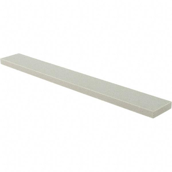 Tru-Maxx - 120 Grit Aluminum Oxide Rectangular Polishing Stone - Fine Grade, 1" Wide x 8" Long x 1/4" Thick - Caliber Tooling