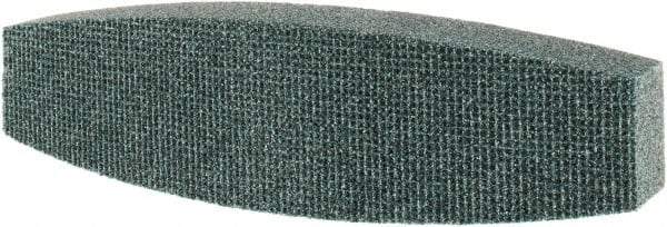 Tru-Maxx - 46 Grit Silicon Carbide Boat (Shape) Polishing Stone - Coarse Grade, 2-1/2" Wide x 9" Long x 1-1/2" Thick - Caliber Tooling