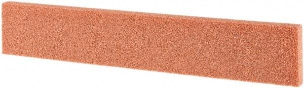 Tru-Maxx - 80 Grit Aluminum Oxide Rectangular Roughing Stone - Medium Grade, 1" Wide x 6" Long x 1/4" Thick - Caliber Tooling