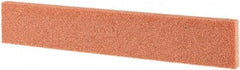 Tru-Maxx - 80 Grit Aluminum Oxide Rectangular Roughing Stone - Medium Grade, 1" Wide x 6" Long x 1/4" Thick - Caliber Tooling