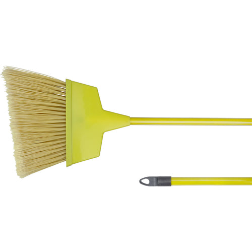 7 1/2' Plastic Angled Upright - Broom With Handle - Caliber Tooling