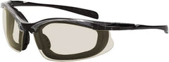 CrossFire - +1.5, Clear Lenses, Scratch Resistant, Framed Magnifying Safety Glasses - UV Protection, Black Frame - Caliber Tooling