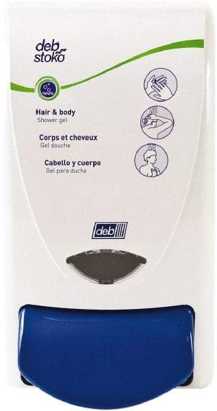 SC Johnson Professional - 1 L Gel Shower Soap Dispenser - Plastic, Wall Mounted, White - Caliber Tooling