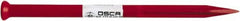 Osca - 12" OAL x 13/32" Blade Width Brick Chisel - Chrome Vanadium Steel Handle - Caliber Tooling