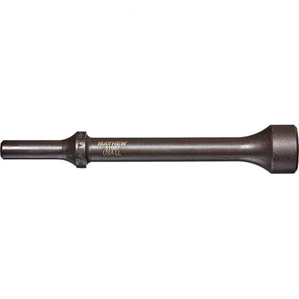 Mayhew - 1" Head Width, 6" OAL, Pneumatic Hammer - Round Drive, Round Shank, Steel - Caliber Tooling