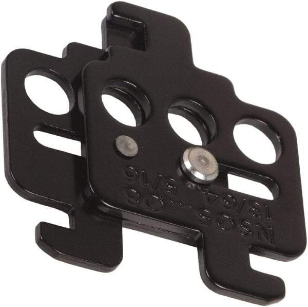 Square D - Circuit Breaker Handle Padlock Attachment - Use with PowerPact H, J, L-frame Circuit Breakers - Caliber Tooling