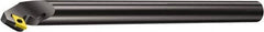 Sandvik Coromant - 22mm Min Bore Diam, 212.86mm OAL, 16mm Shank Diam, A..SDUCR/L..RX Indexable Boring Bar - DCMT 2(1.5)1, DCMT 07 02 04 Insert, Screw or Clamp Holding Method - Caliber Tooling