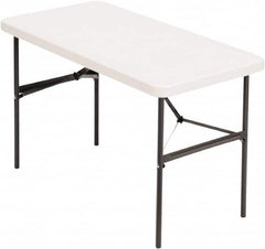 ALERA - 24" Long x 48" Wide x 29" High, Folding Table - Platinum - Caliber Tooling