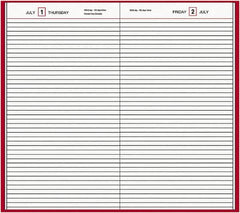 AT-A-GLANCE - 200 Sheet, 7-11/16 x 12-1/8", Composition Book - Red - Caliber Tooling