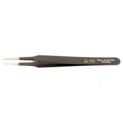 2A SA FLAT ROUND TWEEZERS - Caliber Tooling