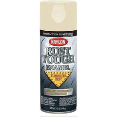 Krylon - Almond (Color), Gloss, Rust Proof Enamel Spray Paint - 25 Sq Ft per Can, 12 oz Container, Use on Wood, Metal - Caliber Tooling