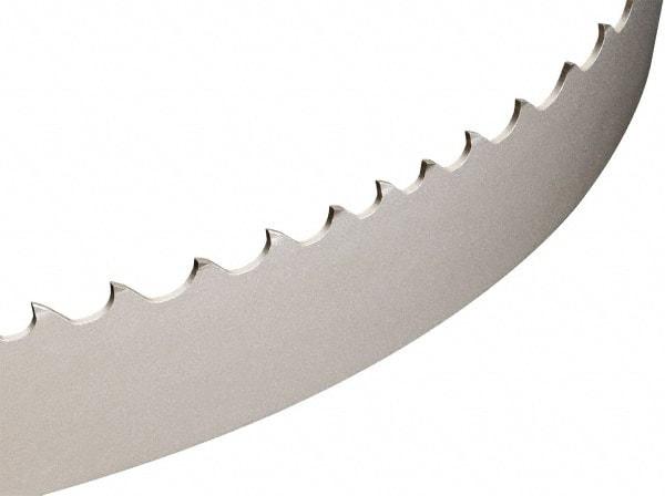 Starrett - 3 to 4 TPI, 15' Long x 1-1/2" Wide x 0.05" Thick, Welded Band Saw Blade - Bi-Metal, Toothed Edge - Caliber Tooling