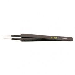 EXTRA FINE 30 DEG BENT TWEEZERS - Caliber Tooling