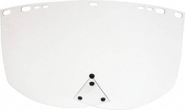 Jackson Safety - Clear Acetate Face Shield - 9" High x 19" Wide x 1.01mm Thick, Compatible with Jackson 170-B Headgear - Caliber Tooling