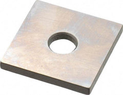 Mitutoyo - 0.109" Square Steel Gage Block - Accuracy Grade 0, Includes Certificate of Inspection - Caliber Tooling