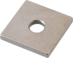 Mitutoyo - 0.118" Square Steel Gage Block - Accuracy Grade 0, Includes Certificate of Inspection - Caliber Tooling