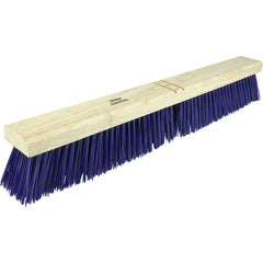 24″ Contractor Garage Broom, Stiff Blue Polypropylene Fill, Includes Brace - Caliber Tooling