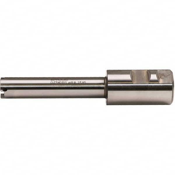 Emuge - 3.15" Max Depth of Cut, Internal Indexable Thread Mill - 3 Inserts, 5.512" OAL - Caliber Tooling