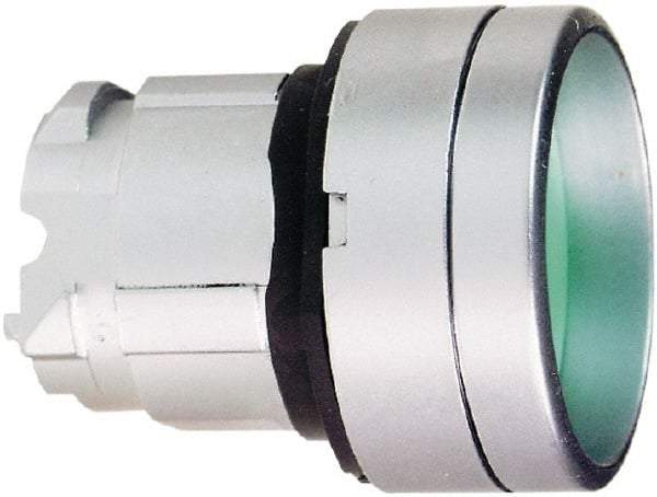 Schneider Electric - 22mm Mount Hole, Recessed, Pushbutton Switch Only - Round, Green Pushbutton, Nonilluminated, Momentary (MO) - Caliber Tooling