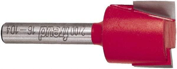 Freud - 3/4" Cut Diam, 1/2" Length of Cut, 0 Flute Mortising Edge Profile Router Bit - Carbide-Tipped, 1/4" Shank Diam, 2" OAL, Proprietary Coating - Caliber Tooling