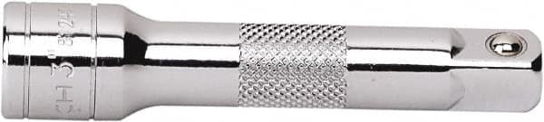 GearWrench - 3/8" Drive Standard Socket Extension - 1-1/2" OAL, Chrome Finish - Caliber Tooling