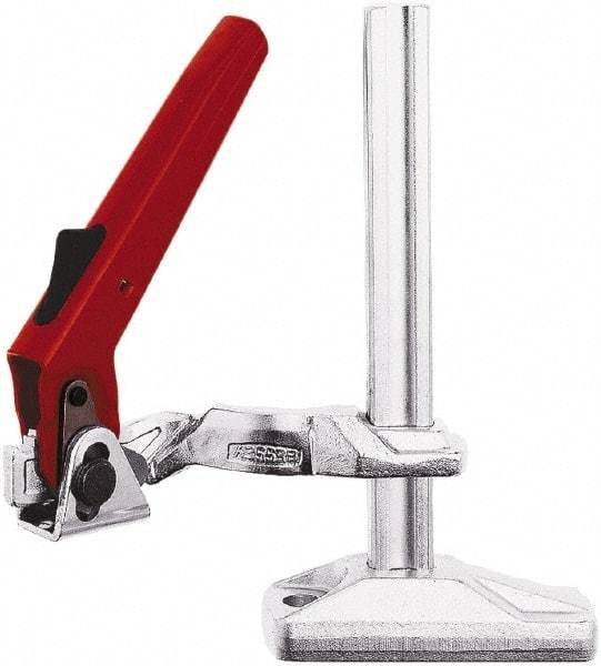 Bessey - 2,220 Lb Holding Capacity, 19-11/16" Max Opening Capacity, 2,220 Lb Clamping Pressure, Manual Hold Down Clamp - 7-1/2" Arm Length, 10" Clamp Length, 1-15/16" Clamp Width, 22-27/32" Clamp Height, Mounting Holes, Steel - Caliber Tooling