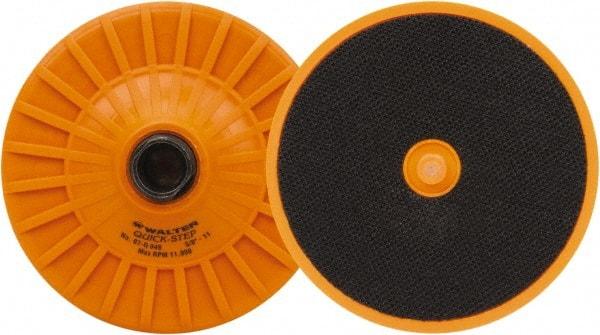 WALTER Surface Technologies - 4-1/2" Diam Hook & Loop Disc Backing Pad - 11,000 RPM - Caliber Tooling