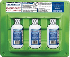 PRO-SAFE - 8 oz, Disposable Eyewash Triple Station - Approved by FDA - Caliber Tooling