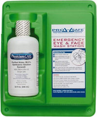 PRO-SAFE - 32 oz, Disposable Eyewash Single Station - Approved by FDA - Caliber Tooling