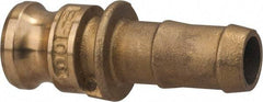 Value Collection - 3" Brass Cam & Groove Suction & Discharge Hose Male Adapter Hose Shank - Part E, 500 Max psi - Caliber Tooling