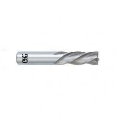 1/2 Dia. x 3 Overall Length 4-Flute Square End Solid Carbide SE End Mill-Round Shank-Center Cutting-Uncoated - Caliber Tooling