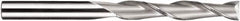 SGS - 3/8", 1-3/4" LOC, 3/8" Shank Diam, 4" OAL, 2 Flute, Solid Carbide Square End Mill - Single End, AlTiN Finish, Spiral Flute, 30° Helix, Centercutting, Right Hand Cut, Right Hand Flute, Series 3EL - Caliber Tooling