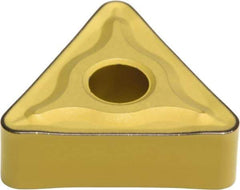 Sumitomo - TNMG432 EMX Grade AC820P Carbide Turning Insert - Al2O3 Finish, 60° Triangle, 1/2" Inscr Circle, 3/16" Thick, 1/32" Corner Radius - Caliber Tooling