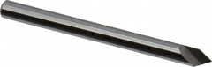 Keo - 1/8" Head Diam, 1/8" Shank Diam, 1 Flute 60° Solid Carbide Countersink - Caliber Tooling